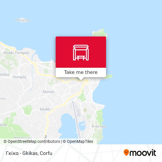 Γκίκα - Gkikas map