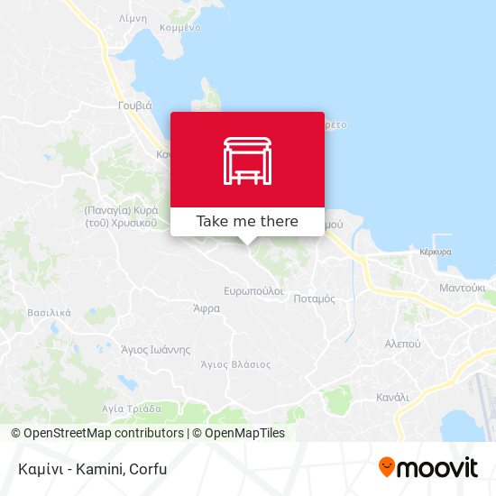 Καμίνι - Kamini map