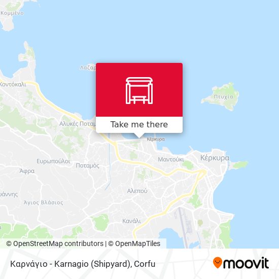 Καρνάγιο - Karnagio (Shipyard) map