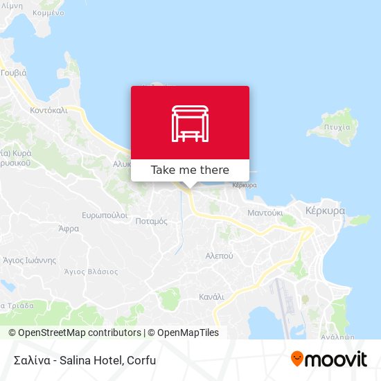 Σαλίνα - Salina Hotel map