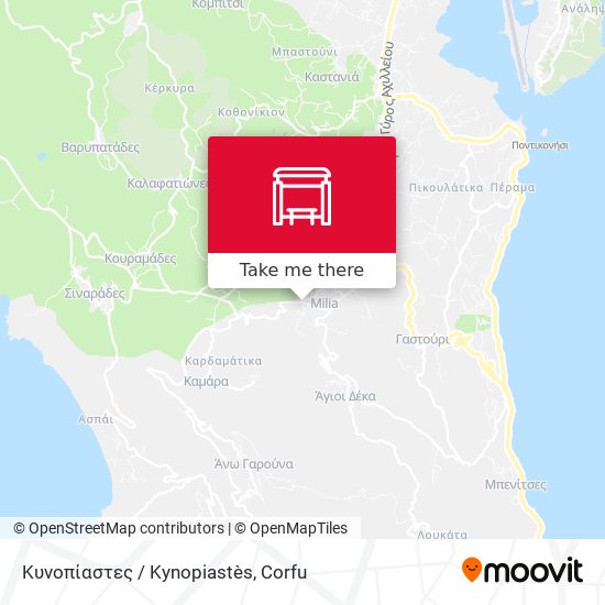 Κυνοπίαστες / Kynopiastès map