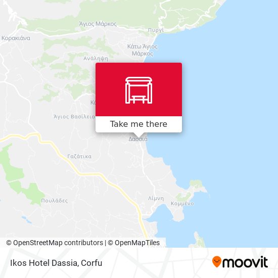 Ikos Hotel Dassia map
