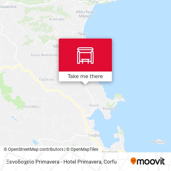 Ξενοδοχείο Primavera - Hotel Primavera map