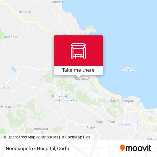 Νοσοκομείο - Hospital map