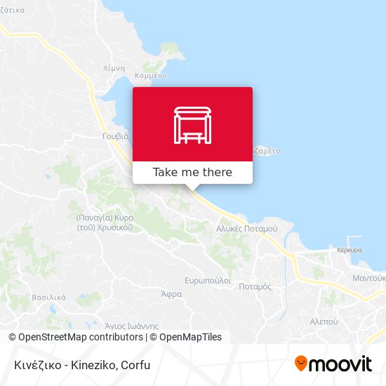Κινέζικο - Kineziko map