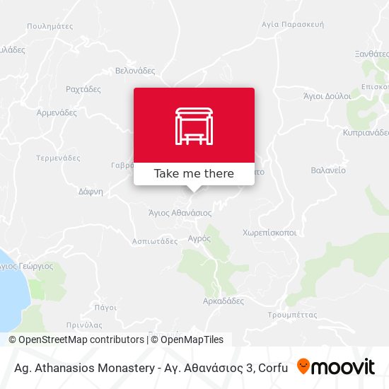 Ag. Athanasios Monastery - Αγ. Αθανάσιος 3 map