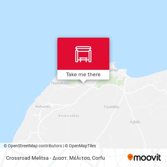 Crossroad Melitsa - Διαστ. Μέλιτσα map
