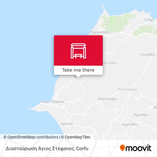 Διασταύρωση Άγιος Στέφανος map