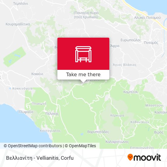 Βελλιανίτη - Vellianitis map