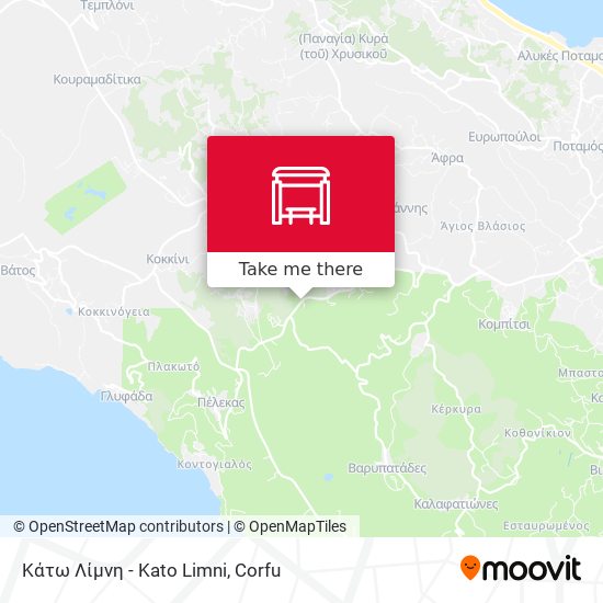 Κάτω Λίμνη - Kato Limni map