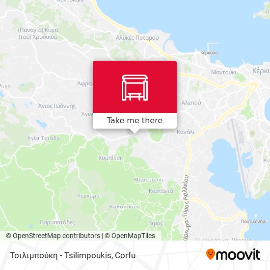 Τσιλιμπούκη - Tsilimpoukis map
