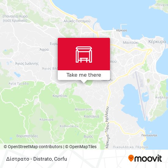 Δίστρατο - Distrato map