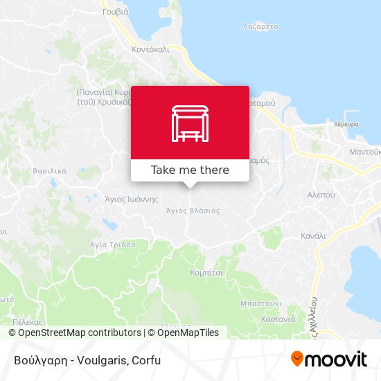 Βούλγαρη - Voulgaris map
