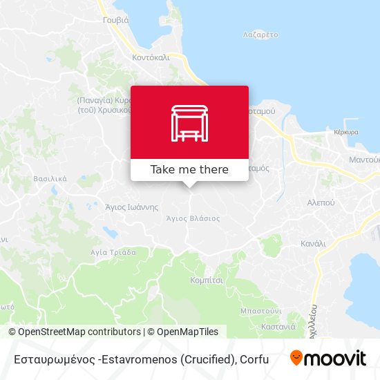 Εσταυρωμένος -Estavromenos (Crucified) map