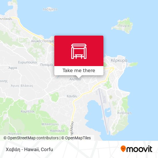 Χαβάη - Hawaii map