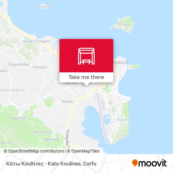 Κάτω Κουλίνες - Kato Koulines map