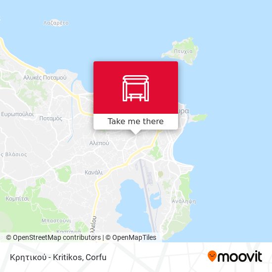 Κρητικού - Kritikos map