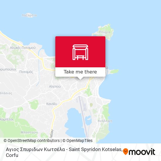 Αγιος Σπυριδων Κωτσέλα - Saint Spyridon Kotselas map