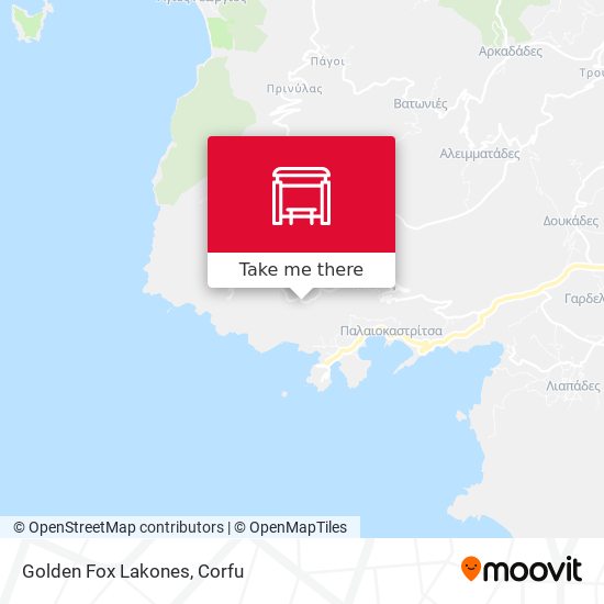 Golden Fox Lakones map