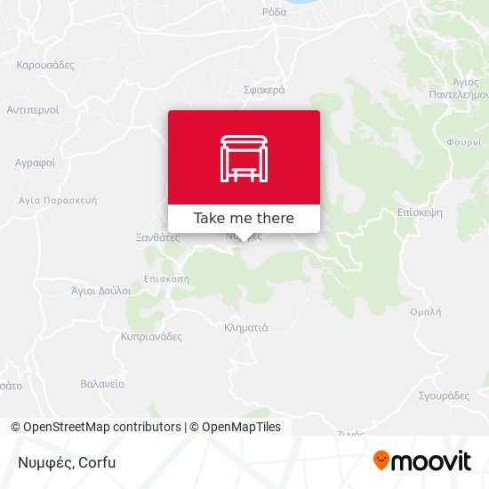 Νυμφές map