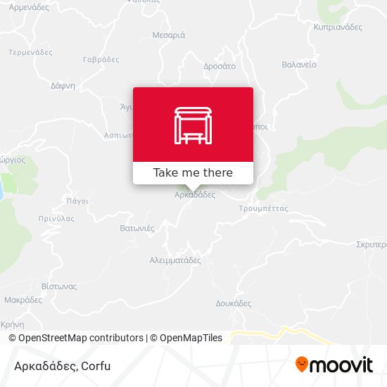 Αρκαδάδες map