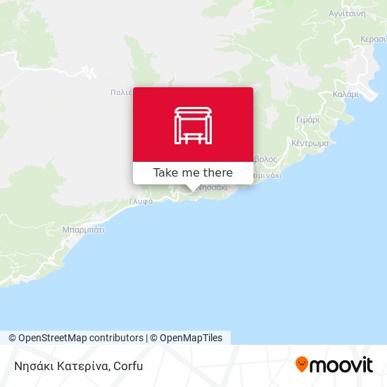 Νησάκι Κατερίνα map