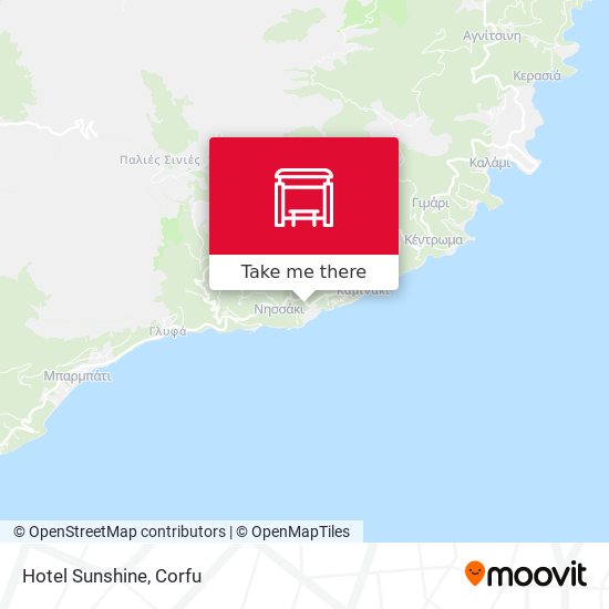 Hotel Sunshine map