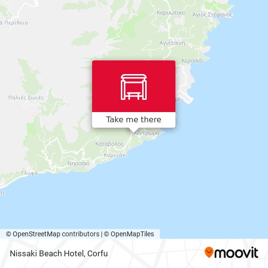 Nissaki Beach Hotel map