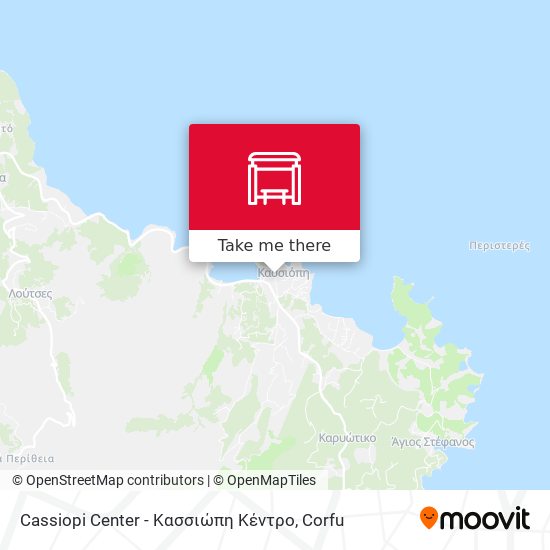 Cassiopi Center - Κασσιώπη Κέντρο map