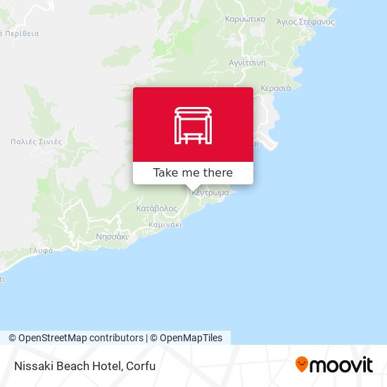 Nissaki Beach Hotel map