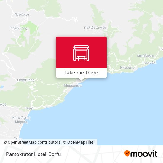 Pantokrator Hotel map