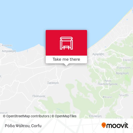 Ρόδα Ψάλτου map