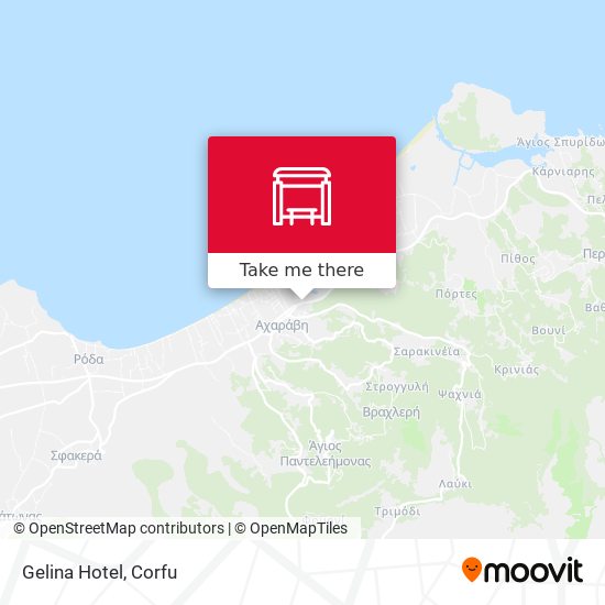 Gelina Hotel map