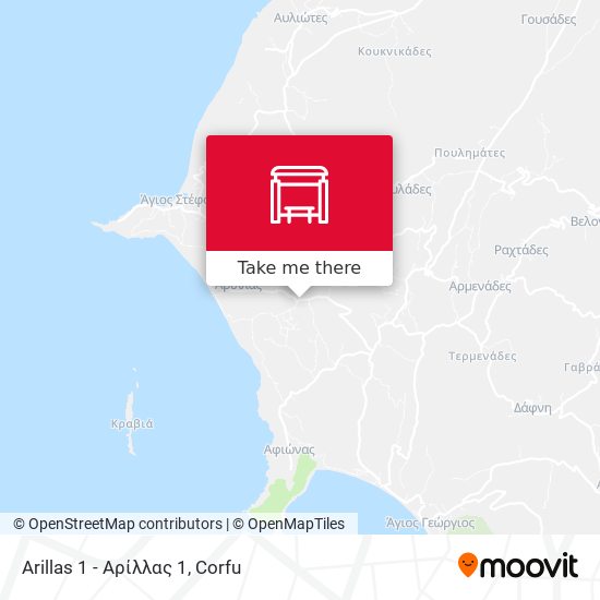 Arillas 1 - Αρίλλας 1 map
