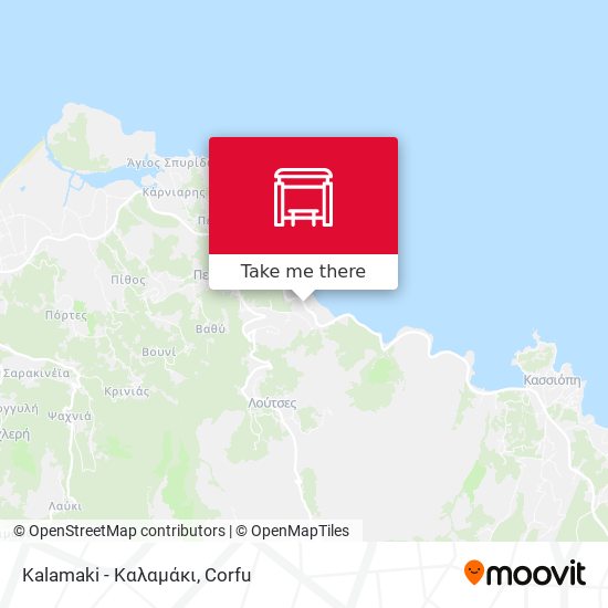 Kalamaki - Καλαμάκι map