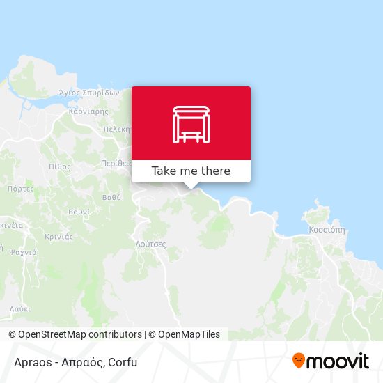 Apraos - Απραός map