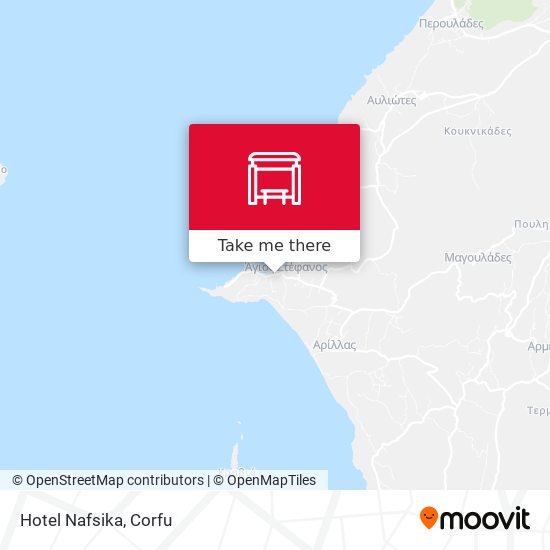 Hotel Nafsika map