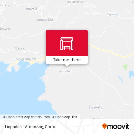Liapades - Λιαπάδες map