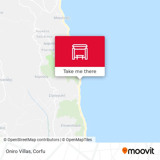 Oniro Villas map
