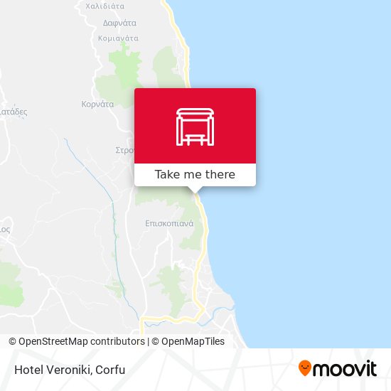 Hotel Veroniki map