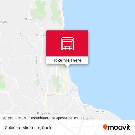 Calimera Miramare map