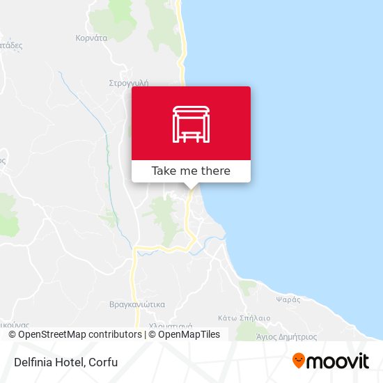 Delfinia Hotel map