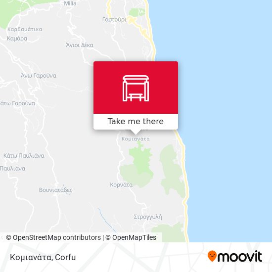 Κομιανάτα map