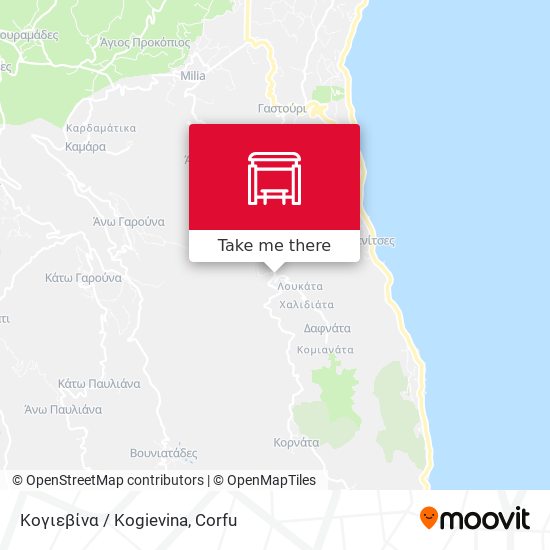 Κογιεβίνα / Kogievina map