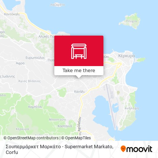 Σουπερμάρκετ Μαρκάτο - Supermarket Markato map