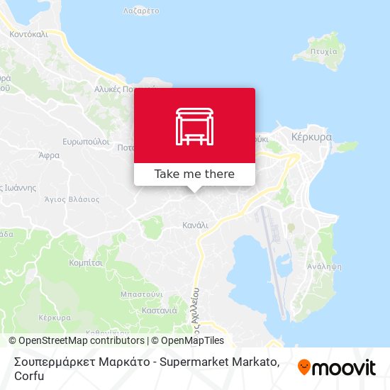 Σουπερμάρκετ Μαρκάτο - Supermarket Markato map