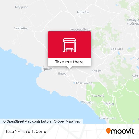 Teza 1 - Τέζα 1 map