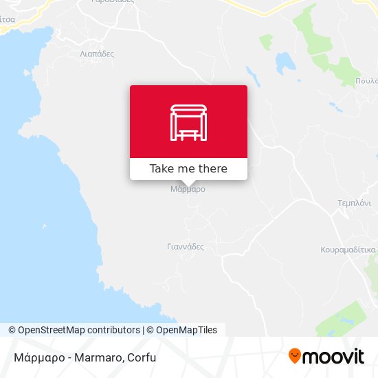 Μάρμαρο - Marmaro map
