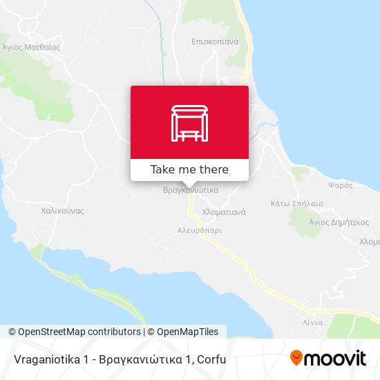 Vraganiotika 1 - Βραγκανιώτικα 1 map