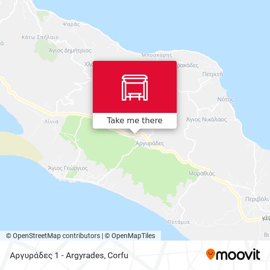 Αργυράδες 1 - Argyrades map